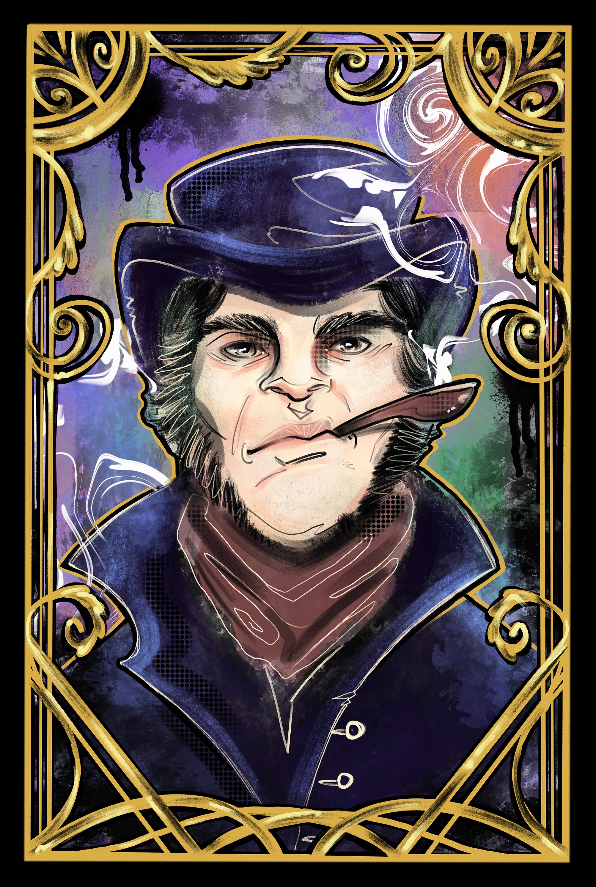 Francesca Fantini Original Published Upper Deck Javert Art