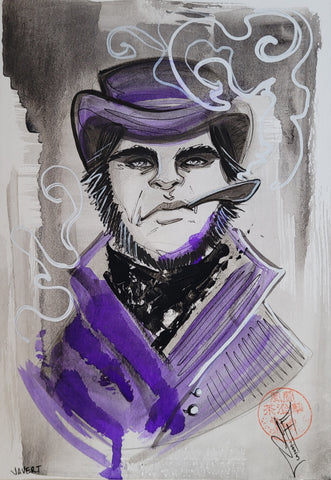 Francesca Fantini Original Published Upper Deck Javert Art