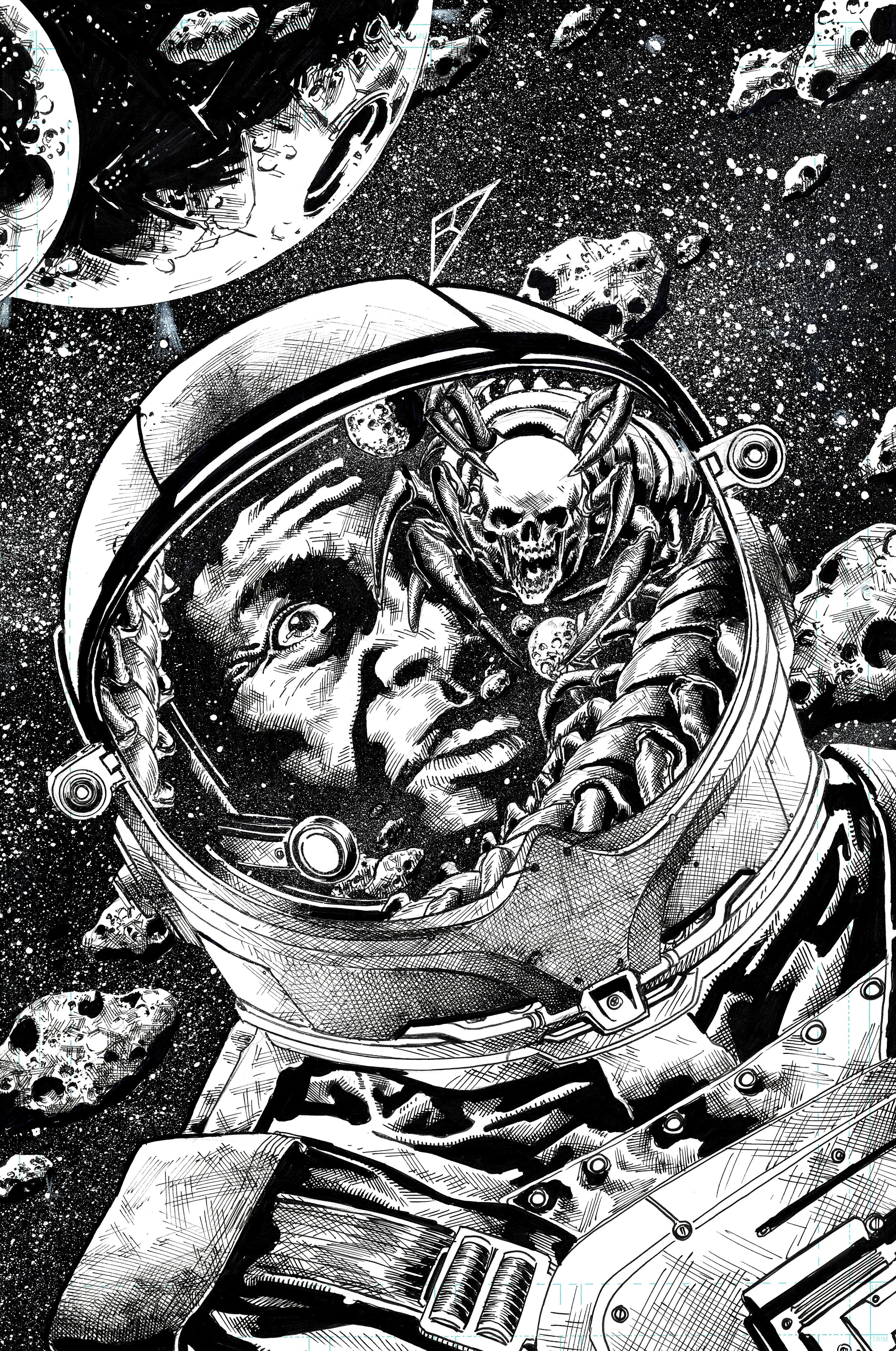 Jimbo Salgado Original Art Coheed And Cambria 2024 Tour Poster Illustration