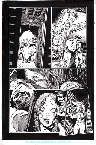 HALLOWEEN OFFER Guillem March Original Art Joker #6 Page 2 (featuring the Cannibal Foes)