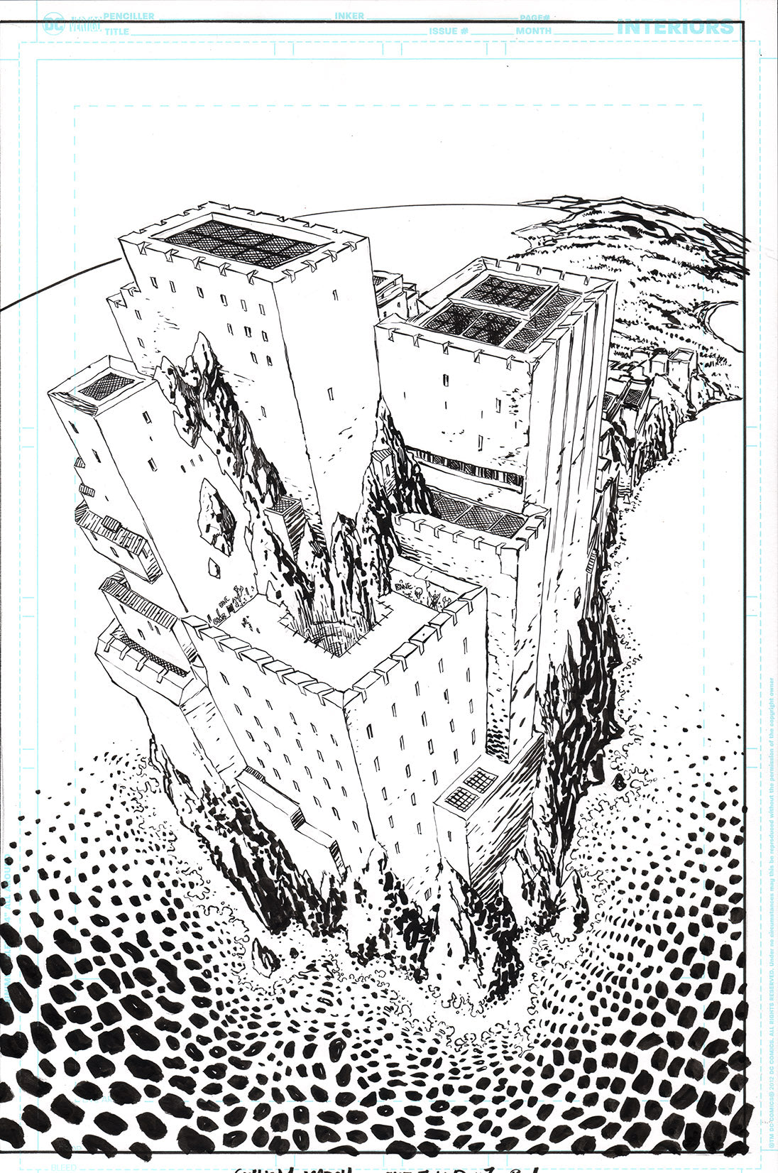 Guillem March Original Art Joker #7 Page 1