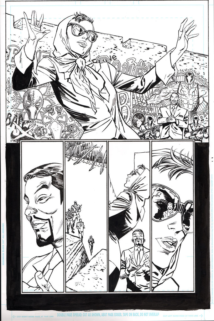 Guillem March Original Art Joker #7 Page 2 Comic Art