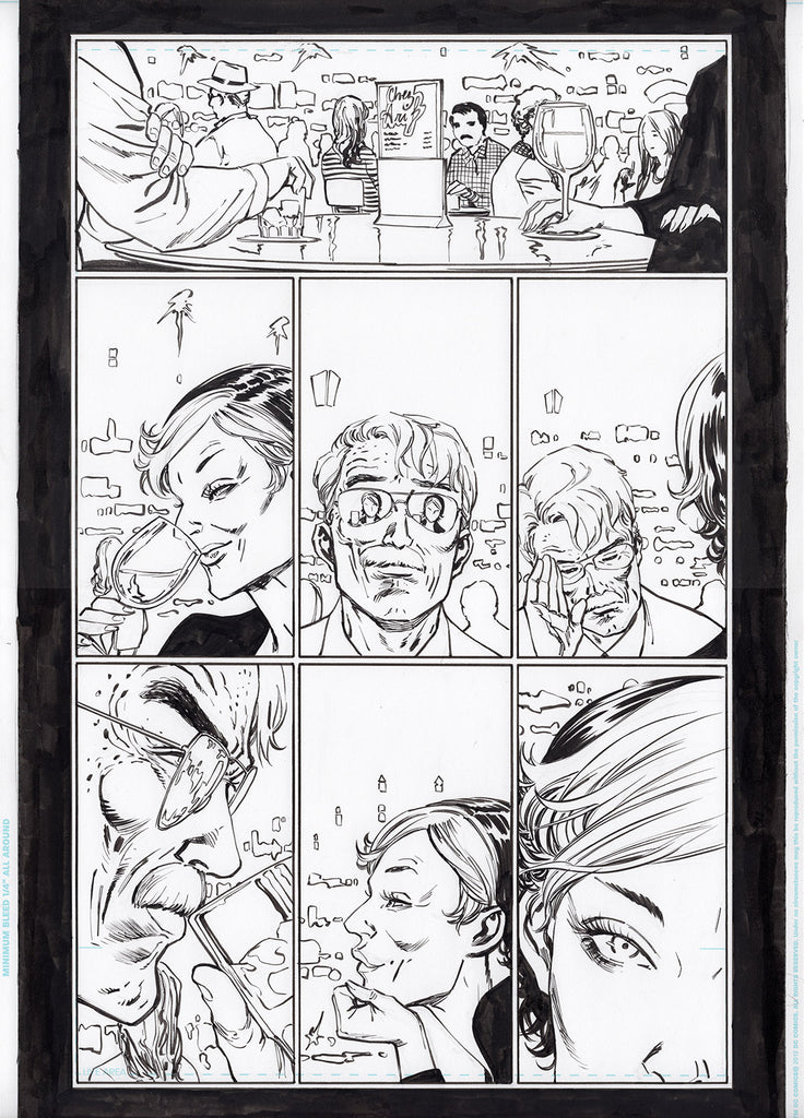 Guillem March Original Art Joker #7 Page 19 Comic Art