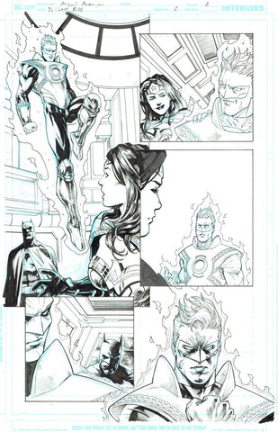 Miguel Mendonca Original Art Justice League: Last Ride #1 Page 12