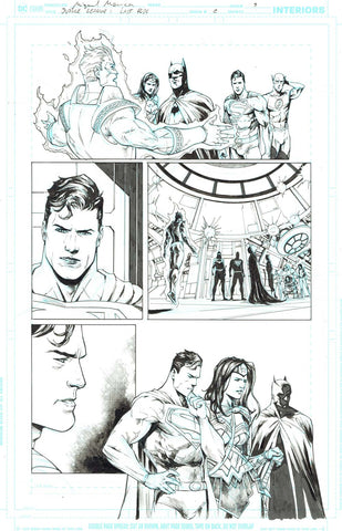 Miguel Mendonca Original Art Justice League: Last Ride #1 Page 13