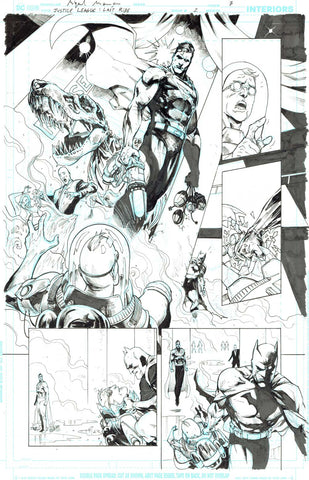 Miguel Mendonca Original Art Justice League: Last Ride #1 Page 17