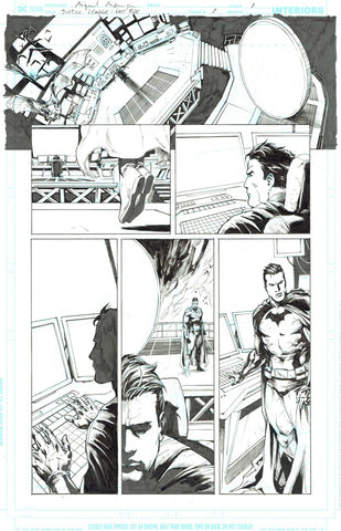 Miguel Mendonca Original Art Justice League: Last Ride #1 Page 18