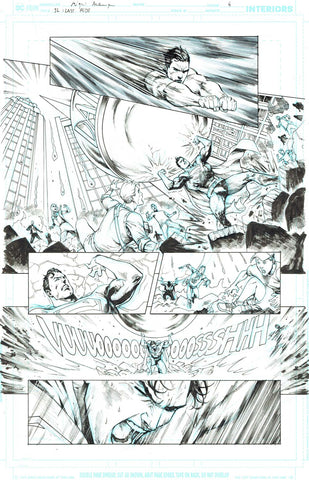 Miguel Mendonca Original Art Justice League: Last Ride #1 Page 4