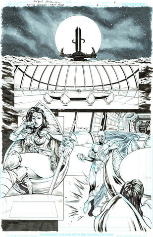 Miguel Mendonca Original Art Justice League: Last Ride #1 Page 6