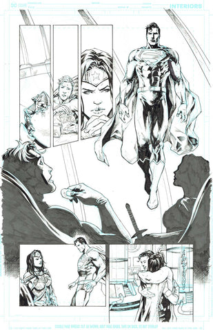 Miguel Mendonca Original Art Justice League: Last Ride #1 Page 7