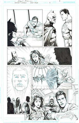 Miguel Mendonca Original Art Justice League: Last Ride #1 Page 9