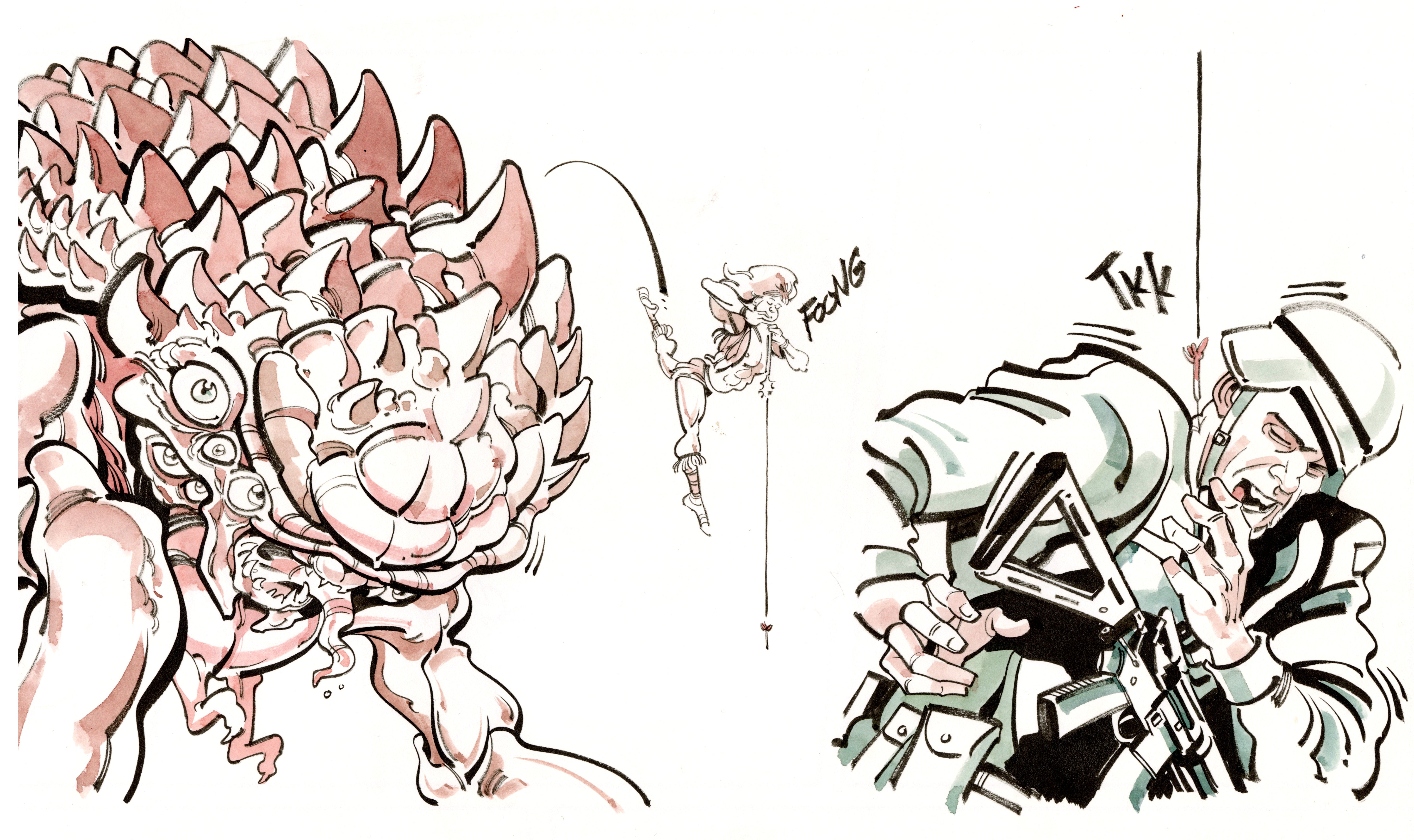 Kagan McLeod Original Art Kaptara Panel Art #10 Page 15a