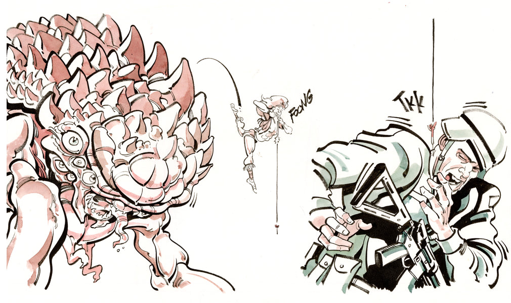 Kagan McLeod Original Art Kaptara Panel Art #10 Page 15a