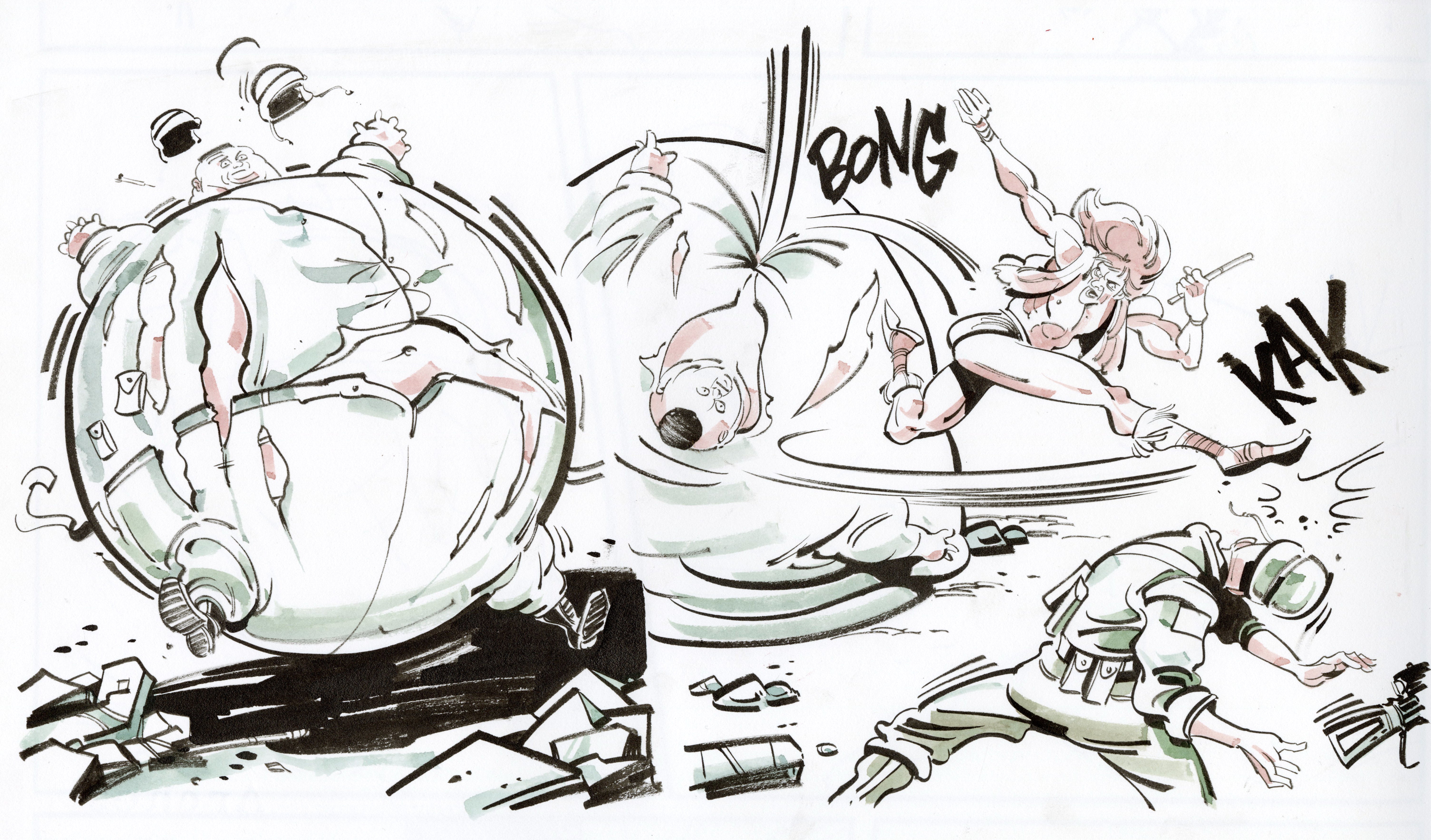 Kagan McLeod Original Art Kaptara Panel Art #10 Page 15b