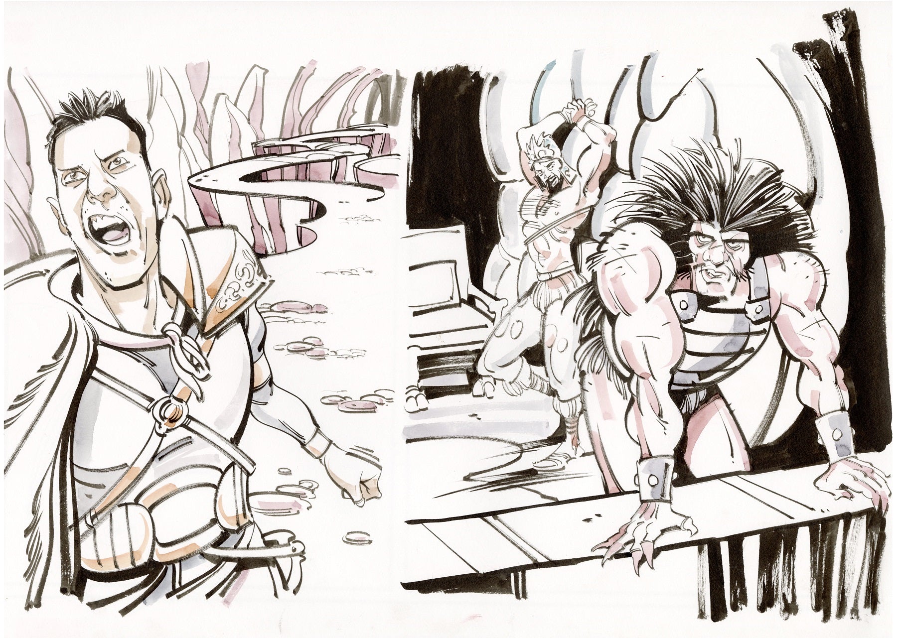 Kagan McLeod Original Art Kaptara Panel Art #11 Page 2c