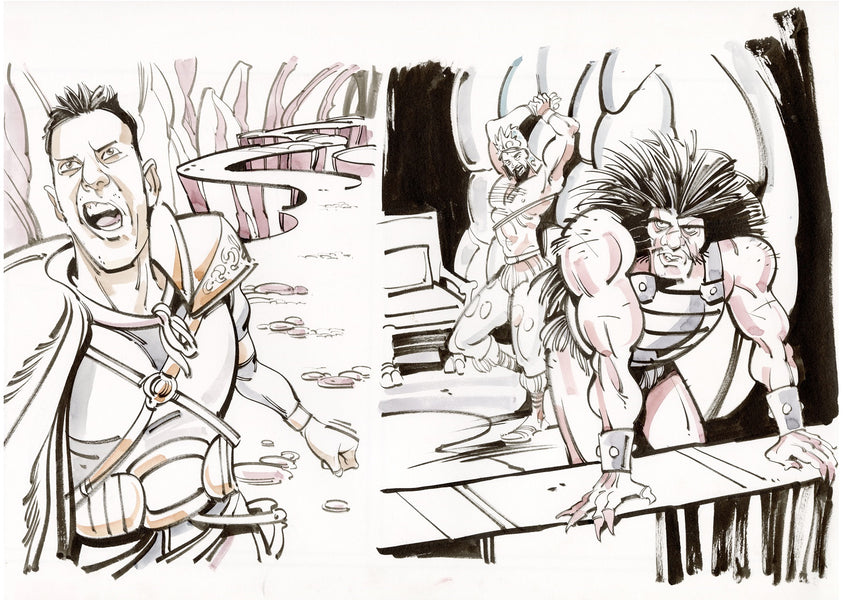 Kagan McLeod Original Art Kaptara Panel Art #11 Page 2c