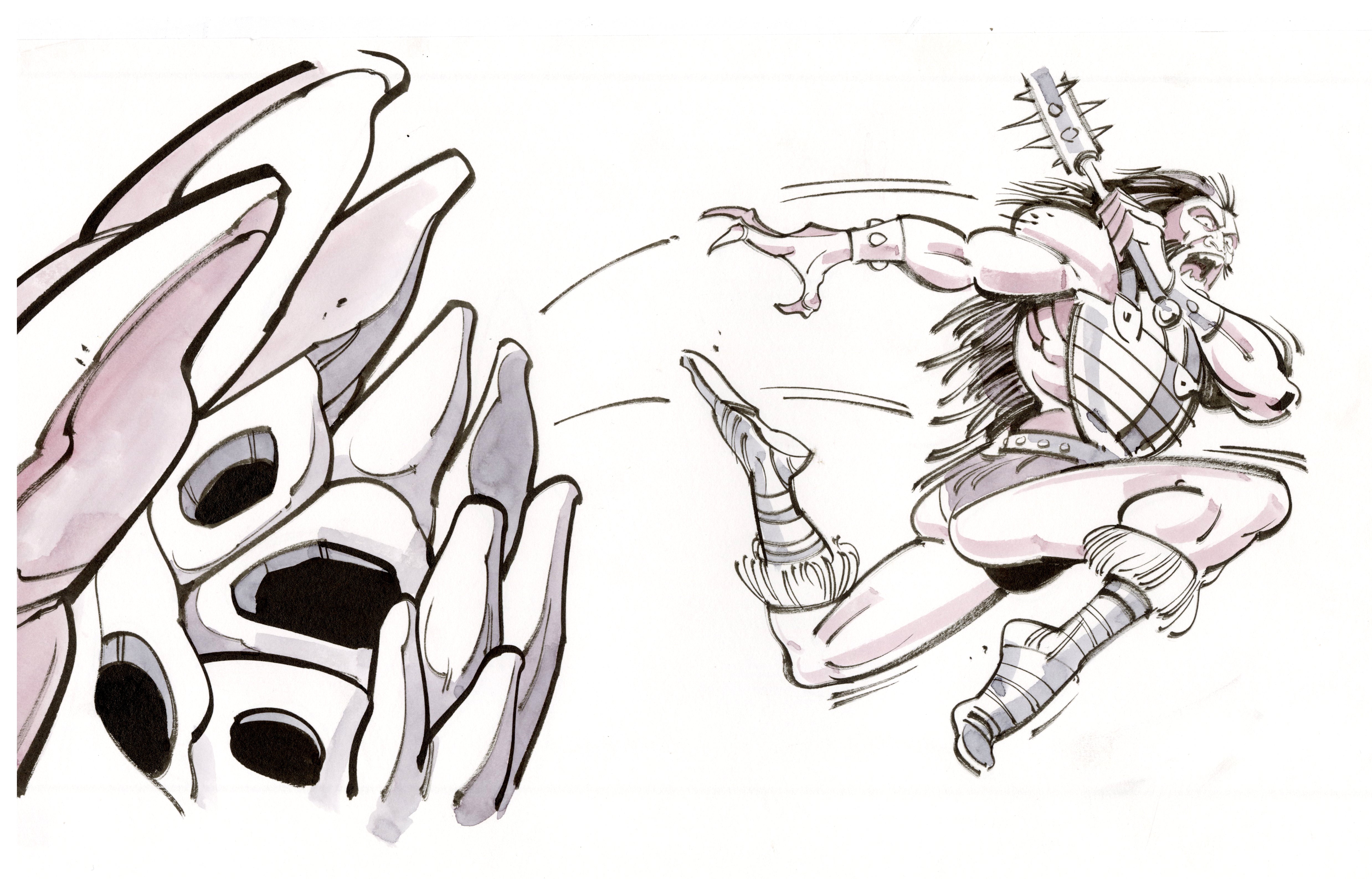 Kagan McLeod Original Art Kaptara Panel Art #11 Page 2a