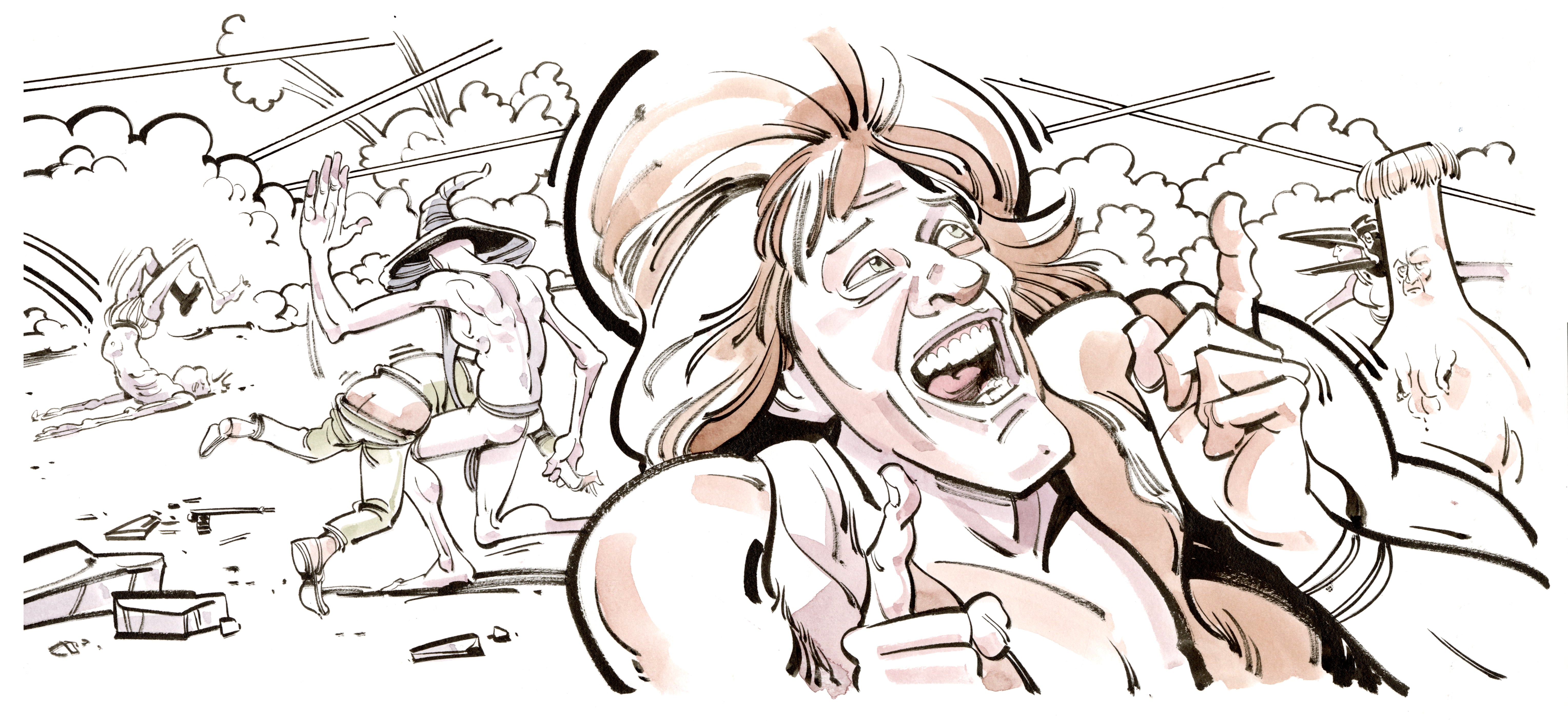 Kagan McLeod Original Art Kaptara Panel Art #11 Page 3