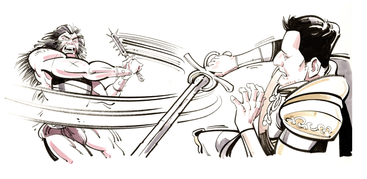 Kagan McLeod Original Art Kaptara Panel Art #11 Page 9a