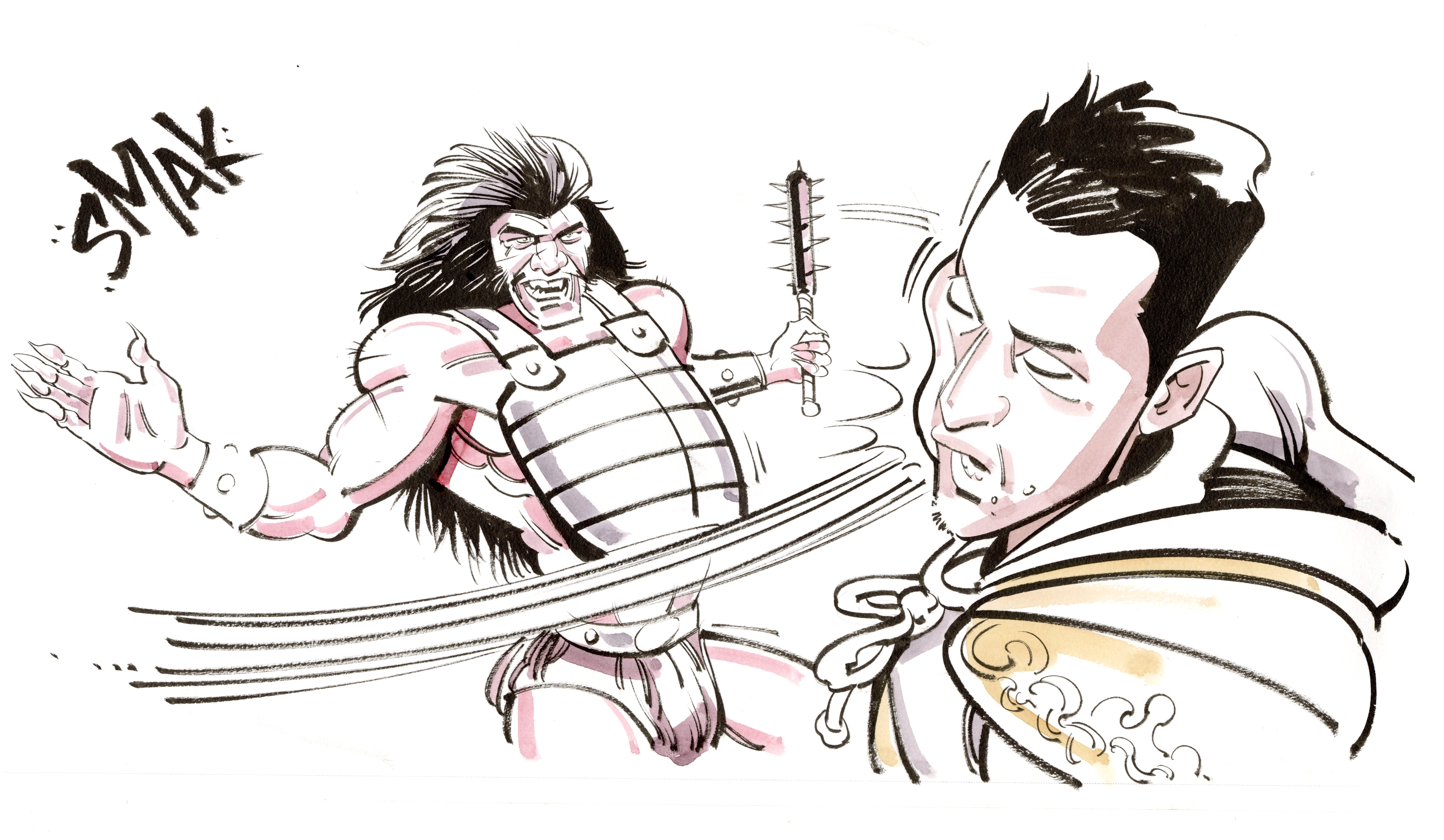 Kagan McLeod Original Art Kaptara Panel Art #11 Page 9b