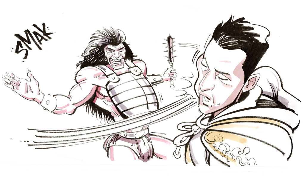 Kagan McLeod Original Art Kaptara Panel Art #11 Page 9b