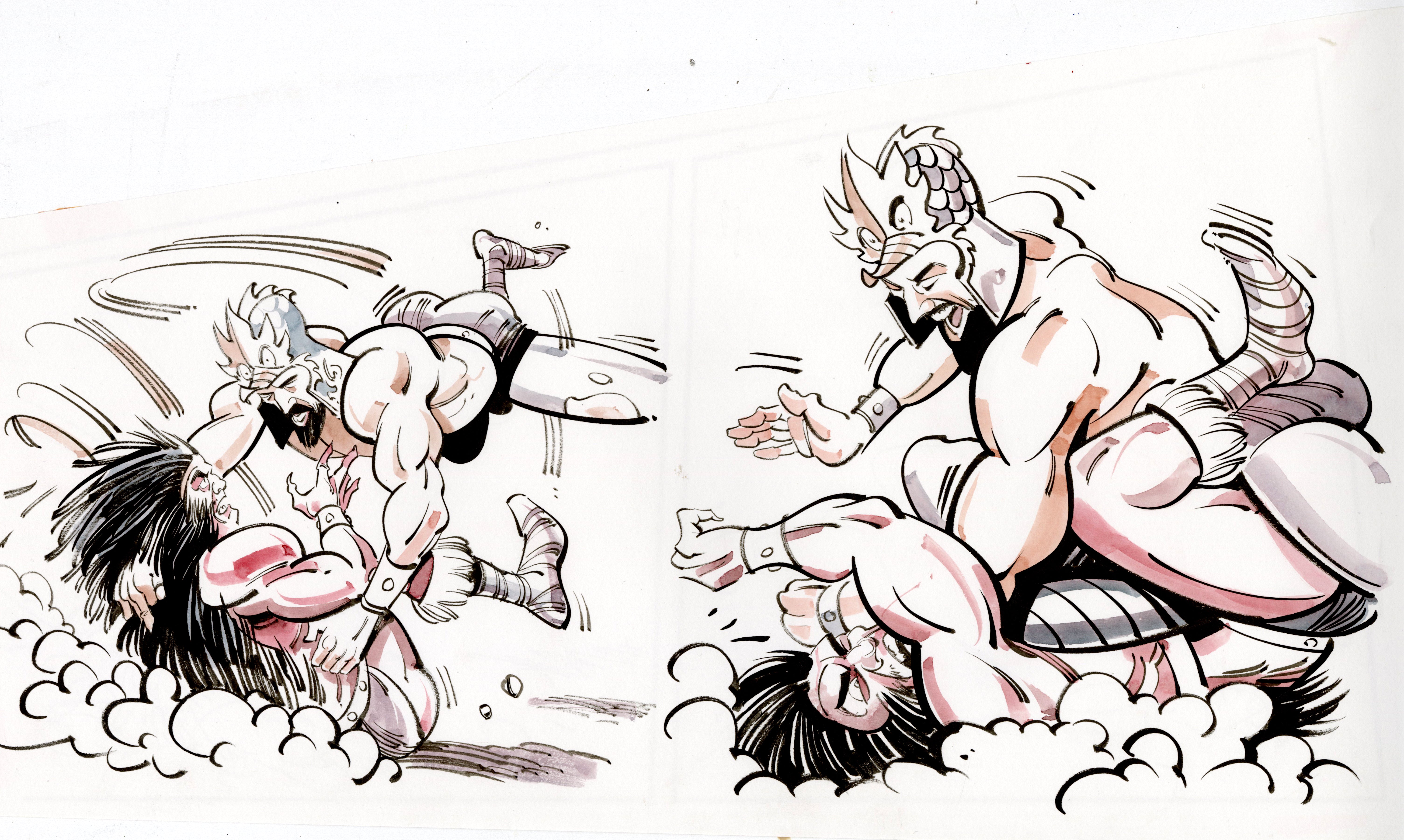 Kagan McLeod Original Art Kaptara Panel Art #11 Page 11a