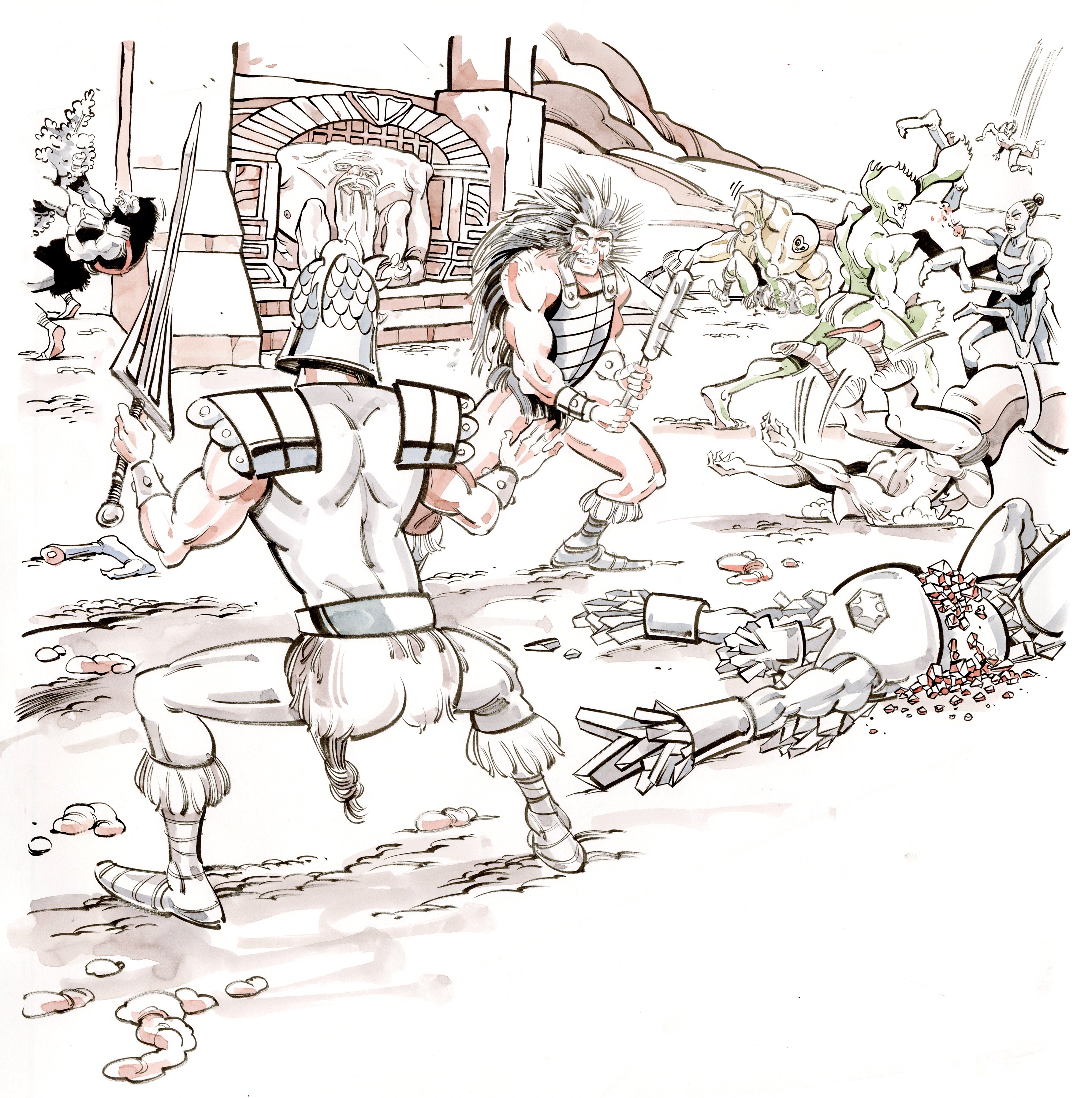 Kagan McLeod Original Art Kaptara Panel Art #8 Page 14a