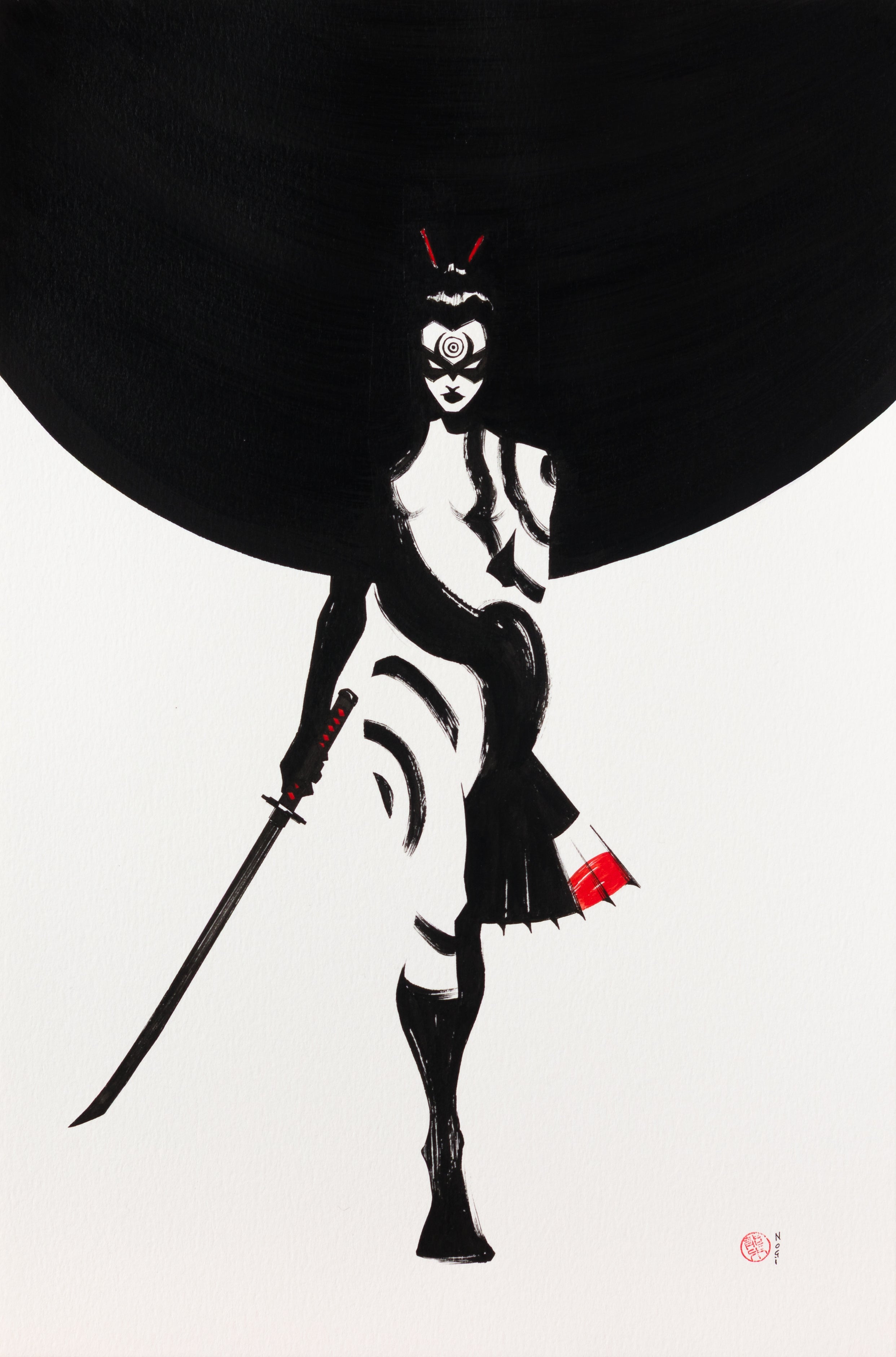 Nogi San Spider-Girl #2 Lady Bullseye Cover