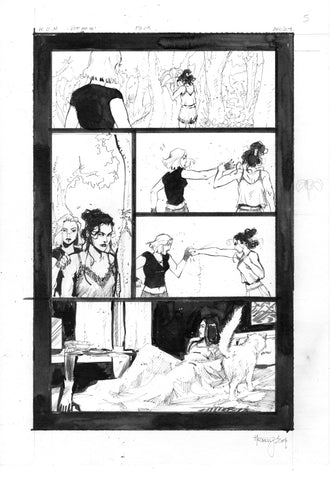 Kelsey Ramsay Original Art The Women Of Marvel: She Devils #1 Chapter 2 Page 5