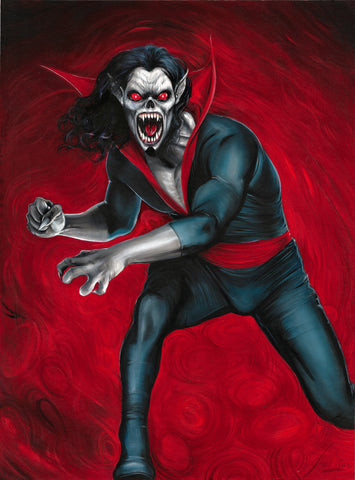 Fred Ian Original Art Morbius Marvel Unbound Upper Deck #76 Trading Card Art
