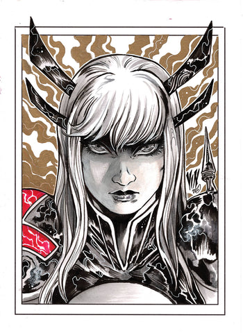 Vincenzo Riccardi Original Art Magik Illustration