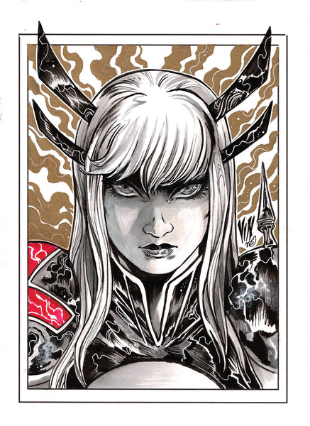 Vincenzo Riccardi Original Art Magik Illustration