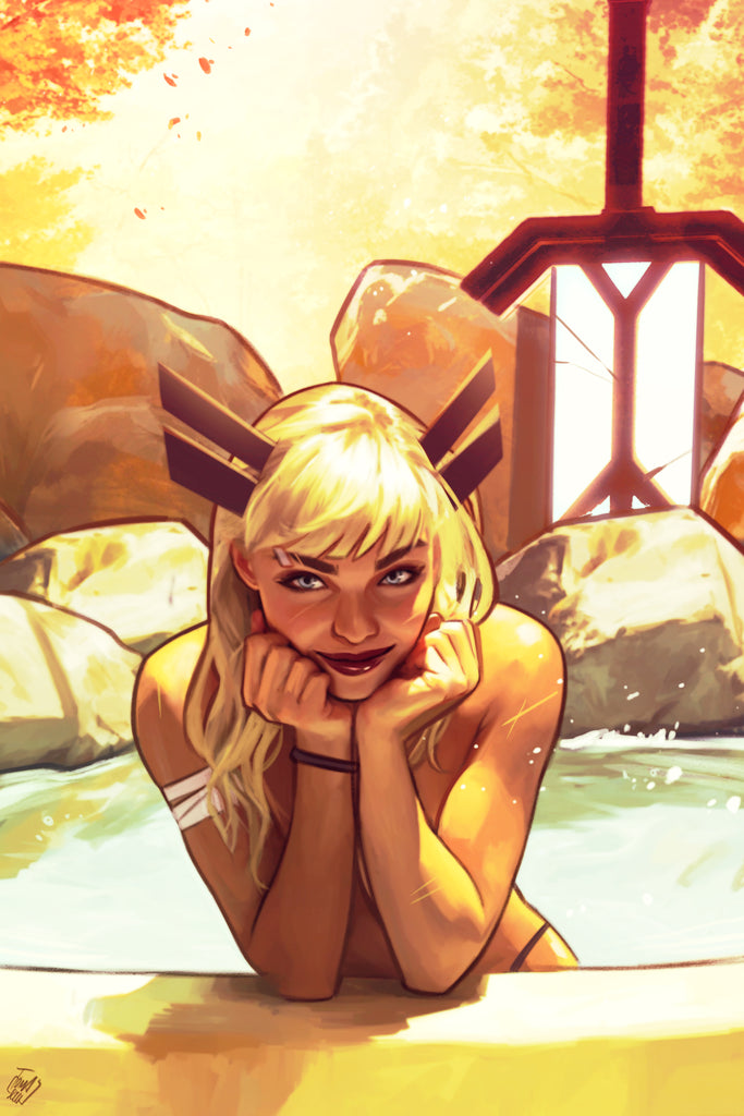 Francesco Tomaselli 'Onsen' Magik 12x18  Limited Edition Giclee Comic Art