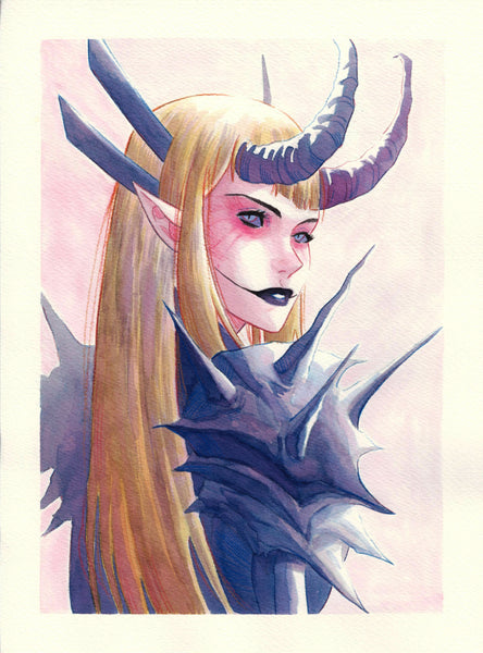 Federico Sabbatini Original Art Magik Dark Child Illustration