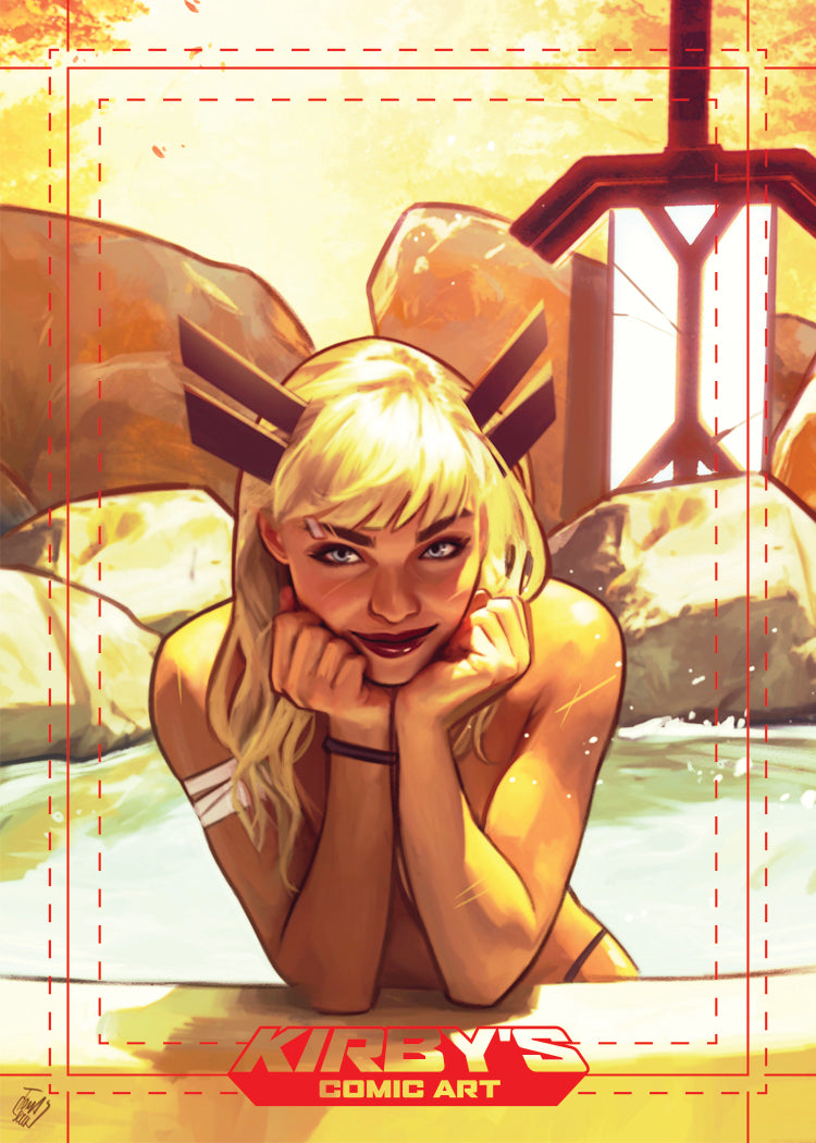KCA Team Trading Card: 'Onsen' Magik Special Timed Sale Gold Foil Edition by Francesco Tomaselli Pre-order