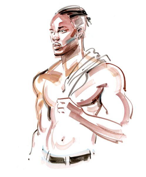 Kagan McLeod Original Art 'Life Drawing: Mallentino' Illustration