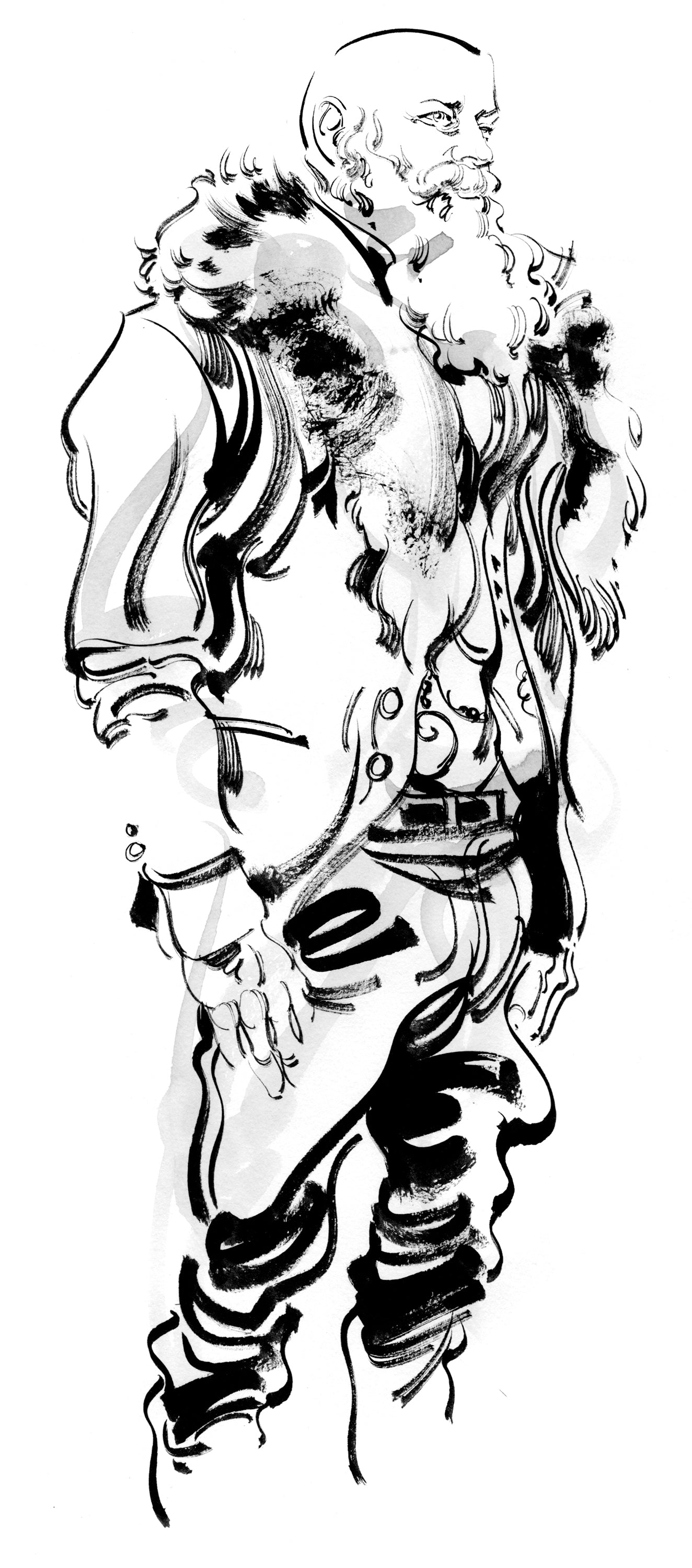 Kagan McLeod Original Art 'Life Drawing: Mark' Illustration