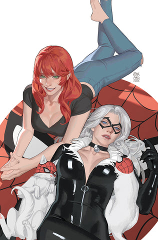 AKA One-Of-One Original Giclée Art Mary Jane & Black Cat #2 Cover