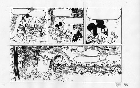 Thierry Martin Original Art Mickey Published Page 49A