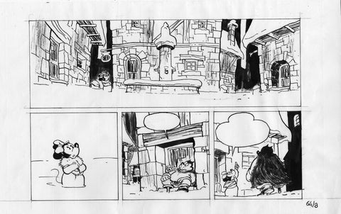 Thierry Martin Original Art Mickey Published Page 64A