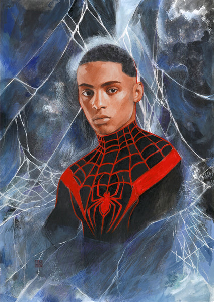 Zu Orzu Original Art Miles Morales #1 Cover