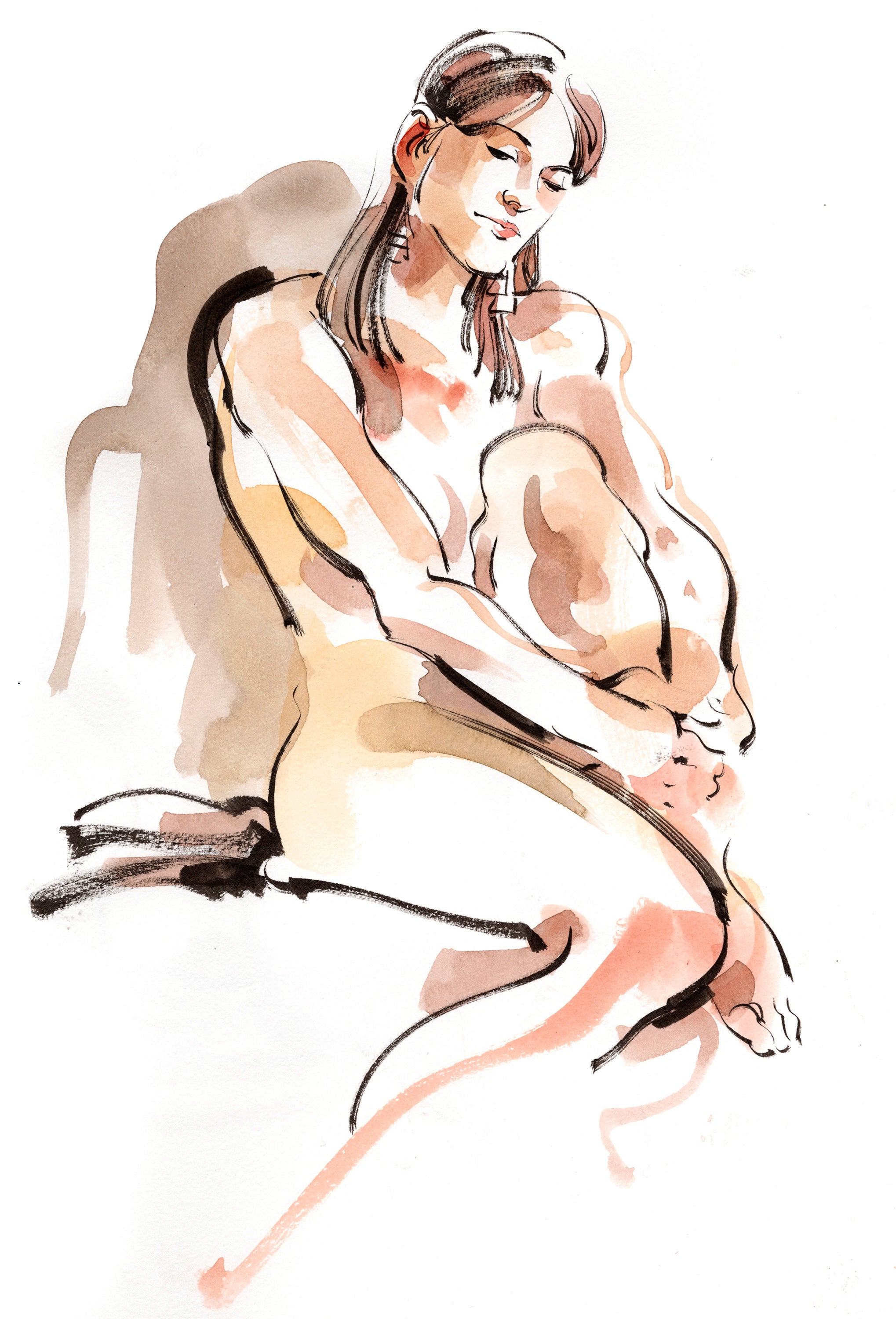 Kagan McLeod Original Art 'Life Drawing: Montina' Illustration