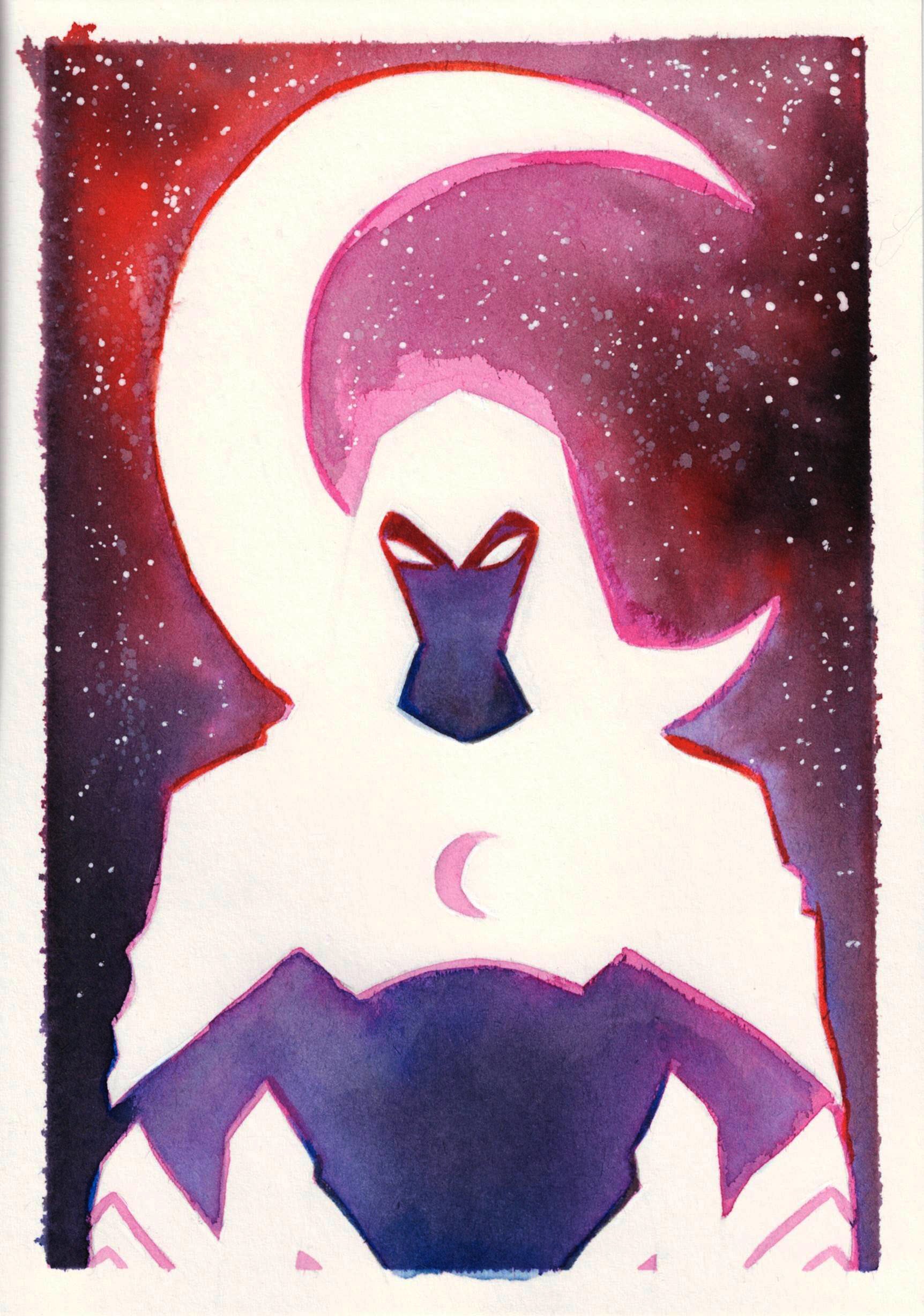 Federico Sabbatini Original Art Moon Knight Illustration