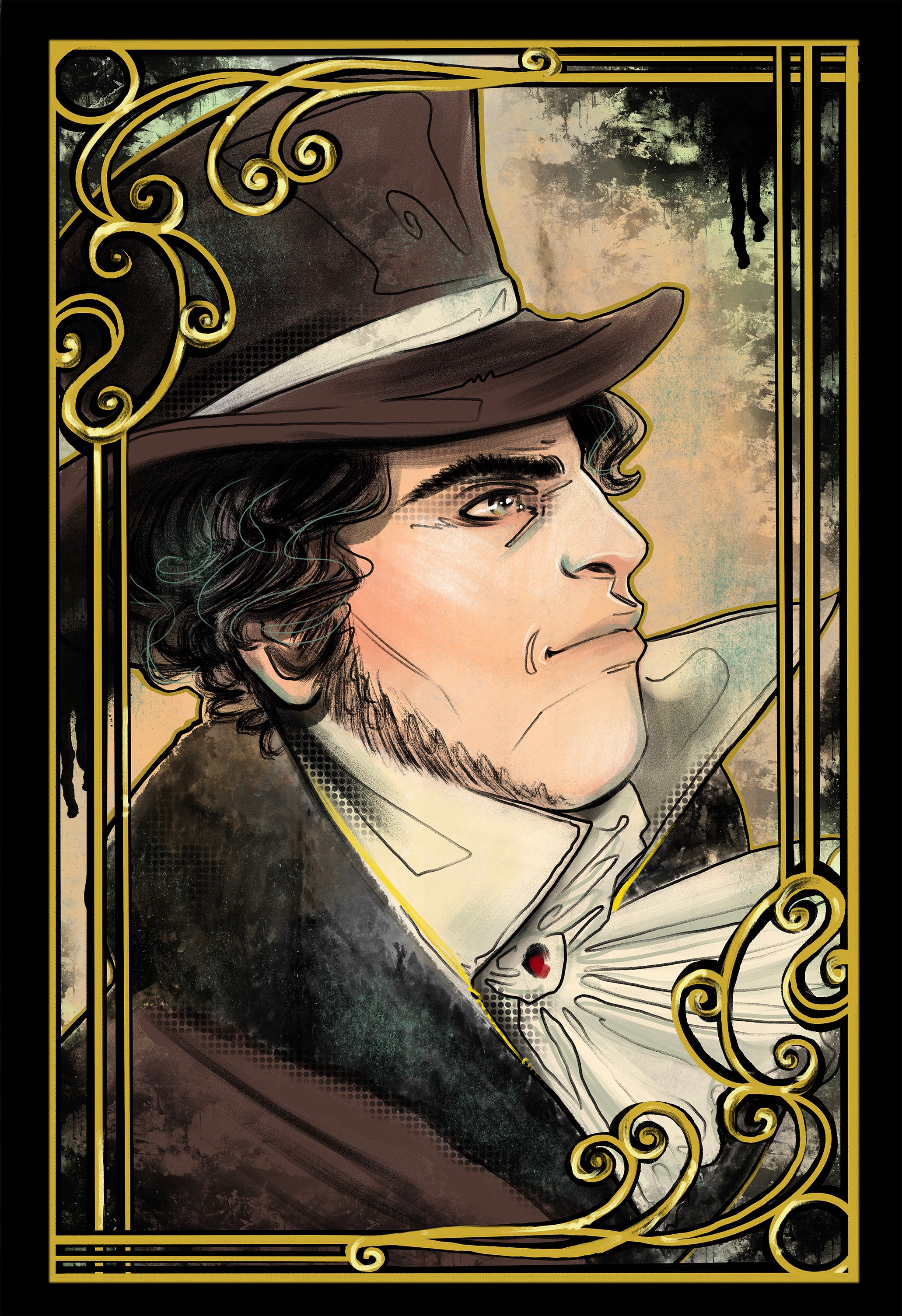 Francesca Fantini Original Published Upper Deck Mr. Elliot Art