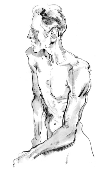 Kagan McLeod Original Art 'Life Drawing: Murray 1' Illustration