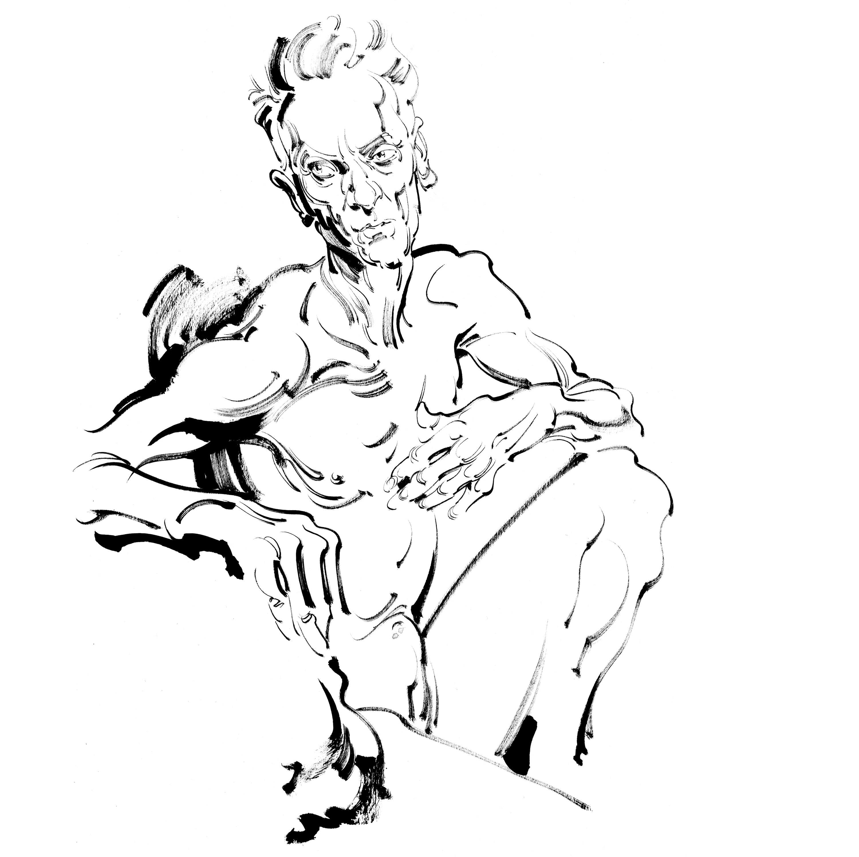 Kagan McLeod Original Art 'Life Drawing: Murray 2' Illustration
