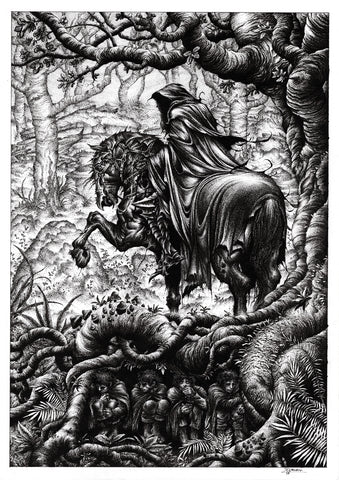 Claudiu Limbasan Original Art Lord of the Rings Illustration