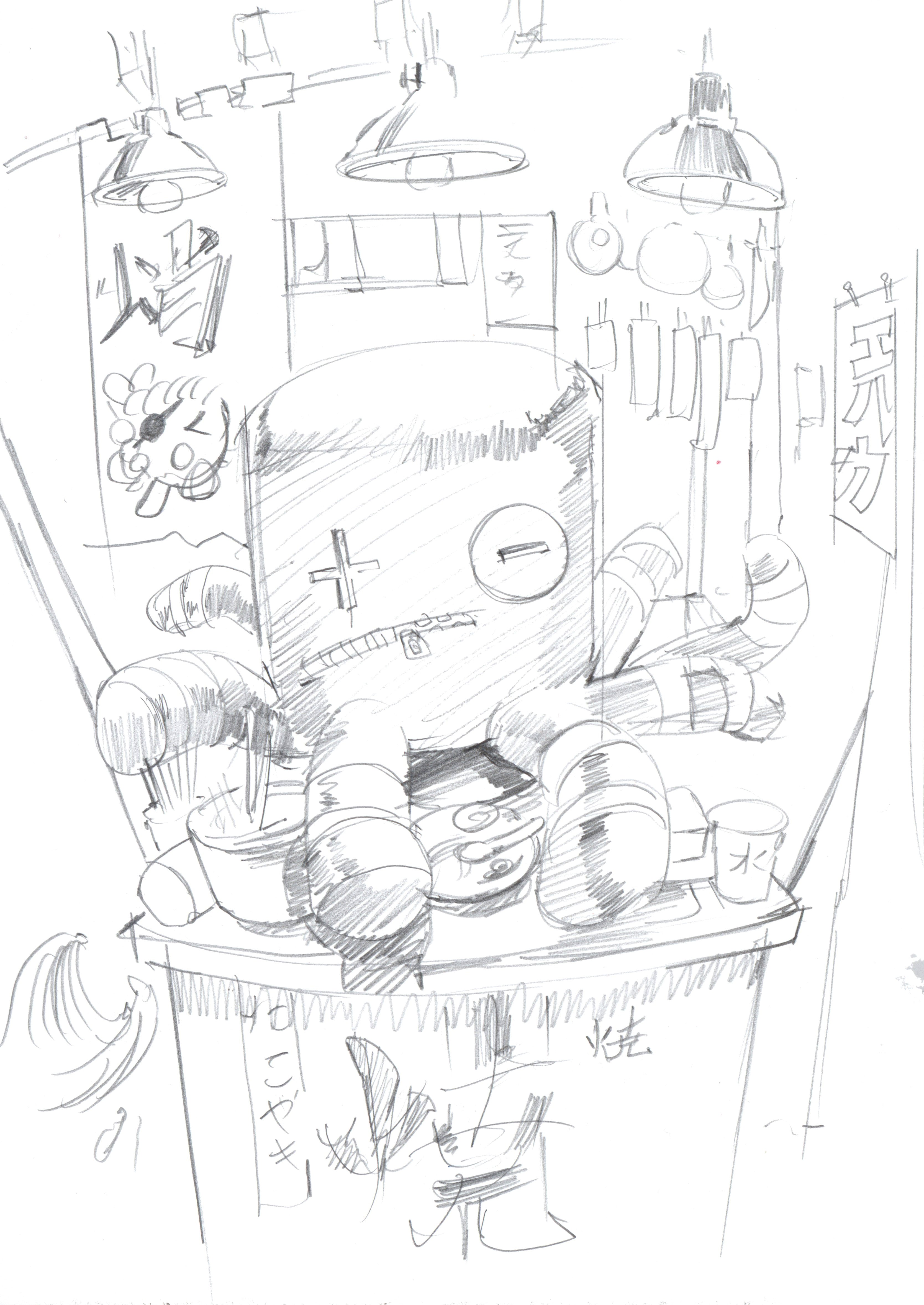 Ito Original Art Something is Killing the Children #48 SDCC Cover Pencil Prelim