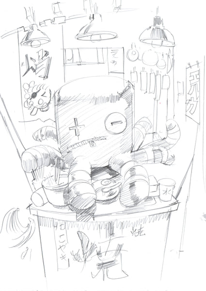 Ito Original Art Something is Killing the Children #48 SDCC Cover Pencil Prelim