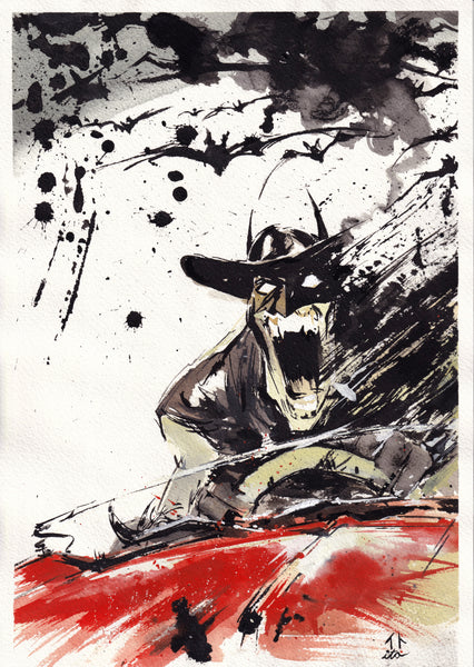 Ito Original Art Fear and Loathing Illustration